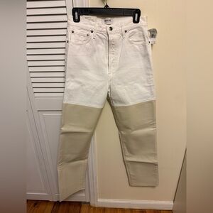 Agolde 90’s Pinch Waist Leather Jeans
